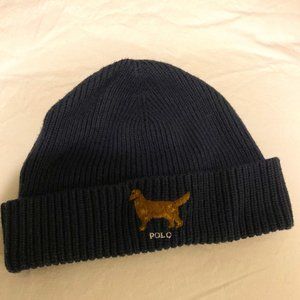 Polo Ralph Lauren Dog Watchcap Beanie (Navy Blue)